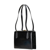 サルヴァトーレフェラガモ ガンチーニ ショルダーバッグ トートバッグ E217663 ブラック レザー レディース Salvatore Ferragamo 【中古】